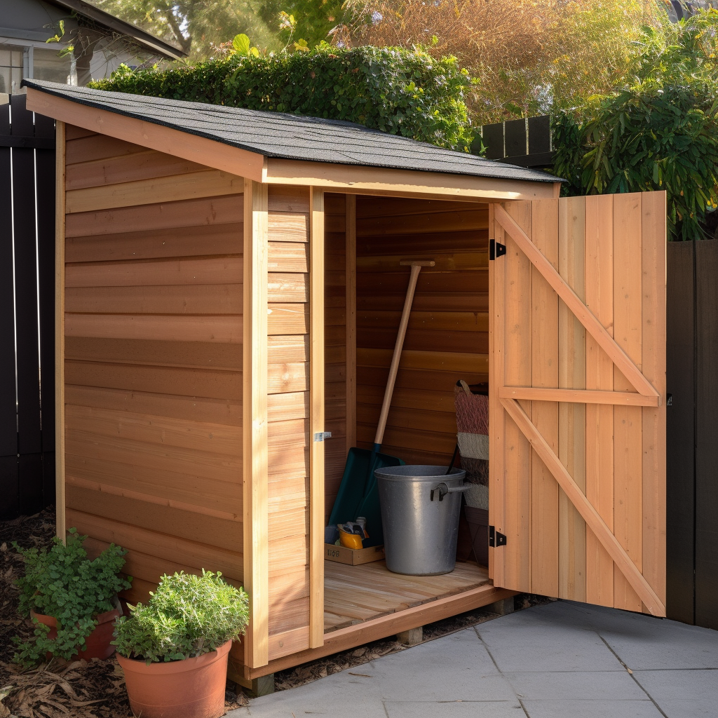 lean to 1 easyshedplans