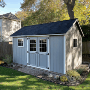 10x12 Garden Shed Plan side-entry gable with material takeoff (31 pages) easyshedplans.com