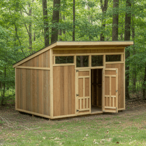 10×16 office studio modern shed — pdf plan