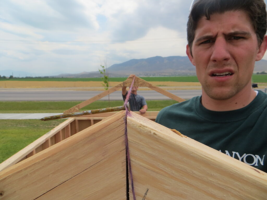 Use string line - easyshedplans.com