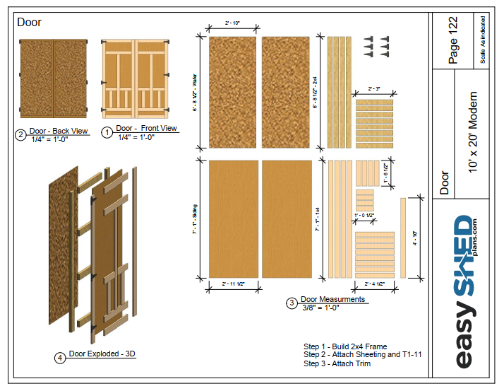 Build a Simple Panel Shed Door (Step‑By‑Step)
